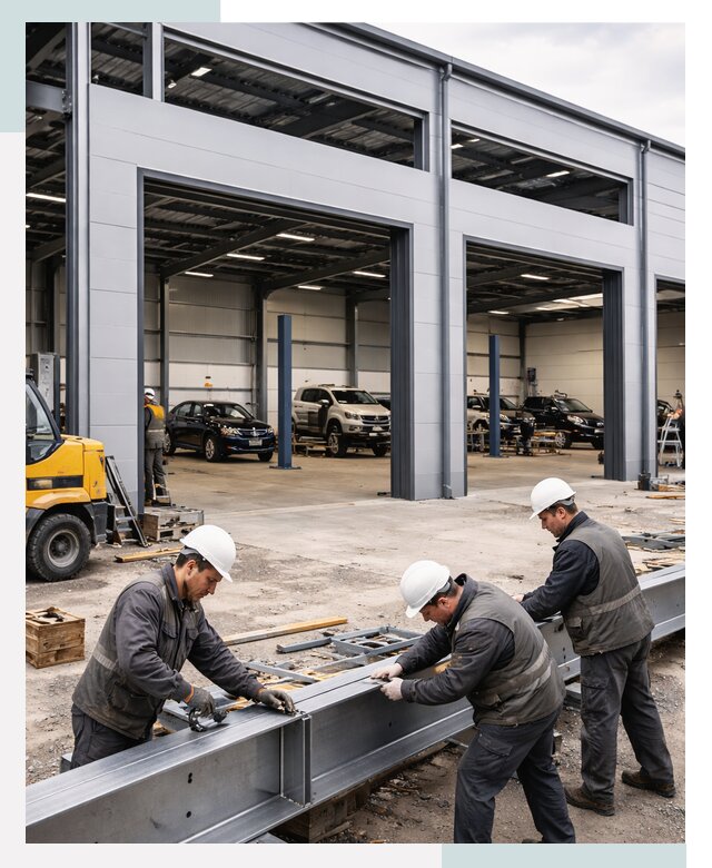 Быстровозводимые здания для автобизнеса в Людиновеот 18320 р.|СтальСтрой